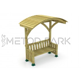 14 PB Yay Çatılı Pergola